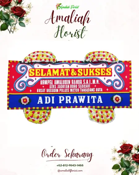 Papan Bunga Ucapan Selamat Kalimanah